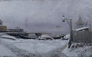 Dezembertag bei Drøbak von Carl Edvard Diriks