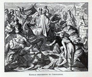 Konrad auf dem Weg zur Krönung, 1882