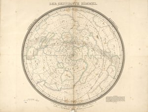 Der gestirnte Himmel - nördliche Halbkugel von Carl Ferdinand Weiland