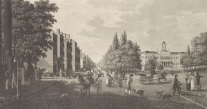 Broadway und Rathaus in New York von Carl Fredrik Akrell