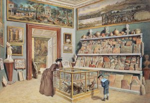 Das Apsiszimmer mit den römischen Ziegeln von Carl Goebel d. J.