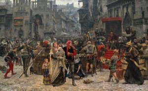 Valdemar IV Atterdag (c.1320-75) hält Visby als Geisel von Carl Gustaf Hellqvist