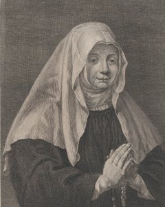 Porträt einer betenden Nonne, ca. 1771