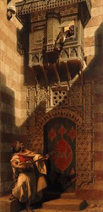 Eine Serenade in Kairo; Eine Serenata in Cairo, 1893 von Carl Haag