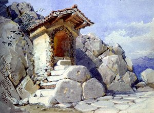Madonnaletta bei Castel San Pietro, Palestrina, Sabiner Berge von Carl Haag