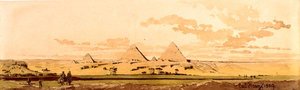 Die Pyramiden von Gizeh, 1859