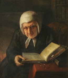 Martin Joseph Routh, Präsident des Magdalen College, 1850 von Carl Hartmann