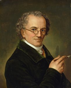 Der Künstler Friedrich Carl Groger (1766-1838) 1828 von Carl Heinrich Adolph Grimm