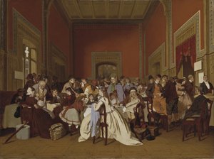 Wartezimmer zweiter Klasse, ca. 1865