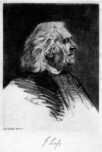 Franz Liszt 1811-1886, ungarischer Komponist und Pianist, 20. Jahrhundert von Carl Jander