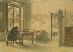 Erwin Speckter in seinem Münchener Zuhause