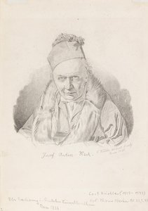 Porträt des Malers Joseph Anton Koch 1768-1839, 1836 von Carl Küchler