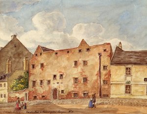 Das alte Haus in der Grünen Thorgasse Nr. 80 in Wien Rossau von Carl L. Wiesböck