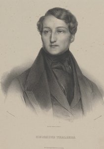 Porträt des Pianisten und Komponisten Sigismund Thalberg, 1812-1871 von Carl Lange