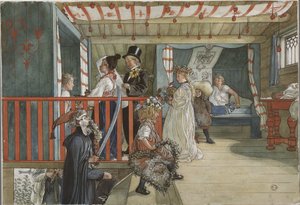 Ein Tag der Feier von Carl Larsson