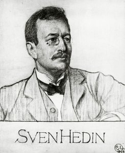 Porträt von Sven Anders Hedin von Carl Larsson