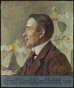 Porträt des Dichters Erik Axel Karlfeldt
