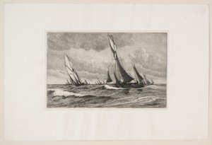 Fischkutter gehen zur See von Carl Locher