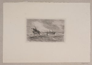 Sturm in der Nordsee. Arcturus bekommt einen Lotsen