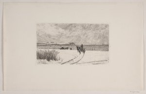 Wintertag bei Hornbæk von Carl Locher