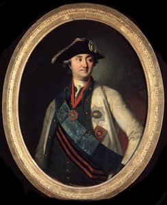 Porträt des Grafen Alexei Grigorievitch Orlov (1737-1808), Kommandant der russischen Seestreitkräfte
