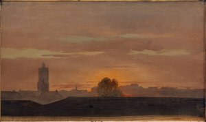 Darmstadt, Blick vom Schlossatelier