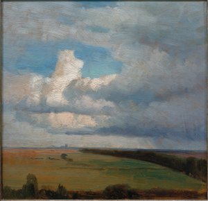 Landschaft bei München von Carl Ludwig Seeger
