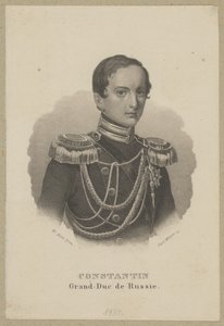 Konstanty Mikołajewicz Romanow (1827 Petersburg - 1892 Pawłowsk) – Großfürst von Russland, General und Statthalter des Königreichs Polen, Präsident des Staatsrats des Kongresskönigreichs, Admiral der Flotte von Carl Mayer