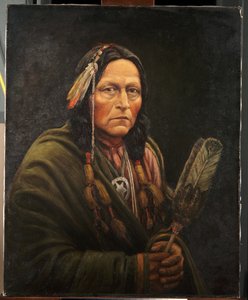 Osage Mann, Bro-Ga-Hee-Ge von Carl Moon
