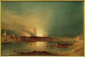 Frankfurt a. M., Dom nach Brand 1867 von Carl Morgenstern