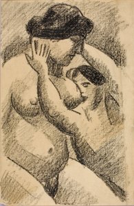 Mutter und Kind von Carl Newman