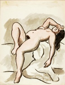 Liegender Akt von Carl Newman