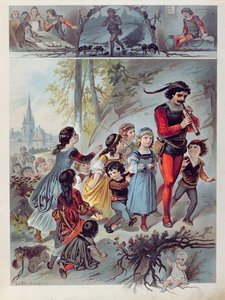 Der Rattenfänger von Hameln, um 1880 von Carl Offterdinger