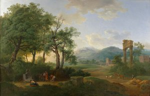 Arkadische Landschaft von Carl Philipp Schallhas