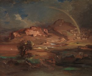 Der Friedhof bei Pronoia in der Nähe von Nauplia, ca. 1841-47 von Carl Rottmann