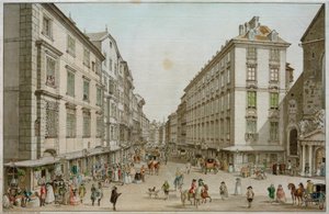 Der Kohlmarkt in Wien von Carl Schütz