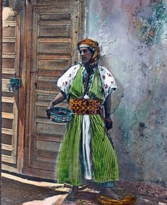 Marokko, Kabyle-Mädchen aus der Berber-Ethnie, Bilddatum: ca. 1910 von Carl Simon