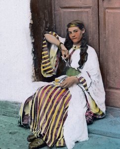 Marokko, junge marokkanische Mädchen, Bilddatum: um 1910 von Carl Simon