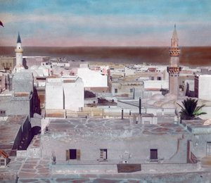 Nordmarokko, Stadtansicht von Fès, Bilddatum: ca. 1910