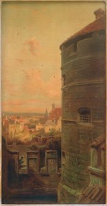 Der Faulturm in Rothenburg ob der Tauber von Carl Spitzweg