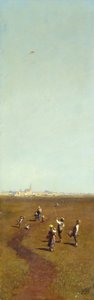 Drachensteigen von Carl Spitzweg