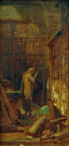 In der Bibliothek von Carl Spitzweg