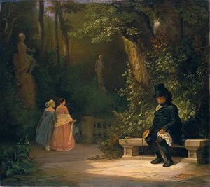Der Witwer von Carl Spitzweg