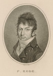 Porträt des Komponisten Pierre Jacques Joseph Rode von Carl Traugott Riedel