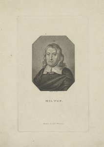 Porträt des Dichters John Milton 1608-1674, ca. 1818-1821