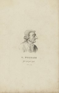 Porträt des Geigers und Komponisten Gaetano Pugnani