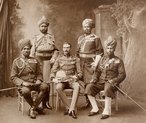 Indische Ordonnanzoffiziere des Königs