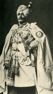Sir Pertab Singh, spätes 19. Jahrhundert, um 1920 von Carl Vandyk