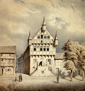 Rathaus von Fritzlar von Carl W.E. Fink