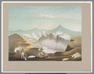 Vulkan Guntur in West-Java von Carl Wilhelm Mieling (possibly)